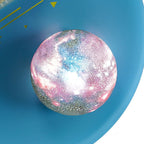 Lumendat Contemporary Creative Iron Acrylic Resin Cartoon Spaceship Planet LED Kids Flush Mount Ceiling Light For Living Room & Bedroom Lumendat