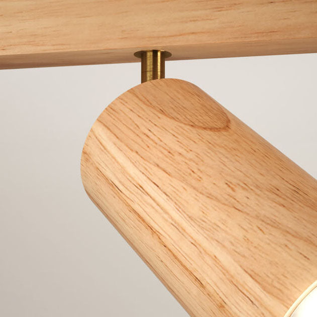Simple Log Spotlight Track LED Semi-Flush Mount Ceiling Light Lumendat