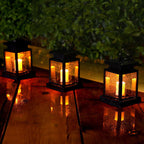 Solar Retro Candle Lantern LED Outdoor Hanging Light Lumendat