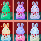 Lumendat Creative Cartoon Rabbit Silicone Pat USB LED Night Light Table Lamp Lumendat