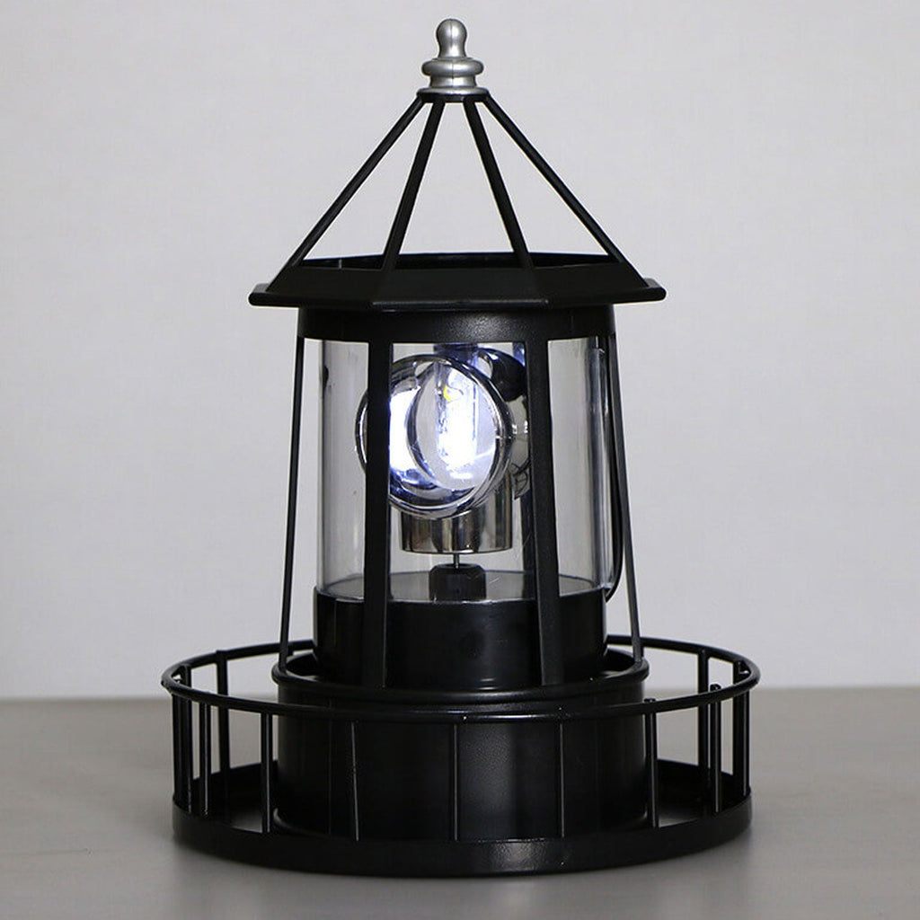 Creative Solar Rotating Tower Resin Hardware LED Garden Decoration Landscape Light Lumendat