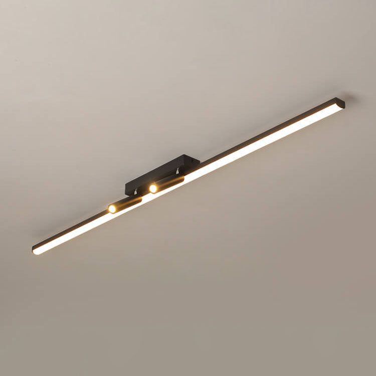 Nordic Minimalist Acrylic Long Strip Track Spotlight LED Flush Mount Ceiling Light Lumendat