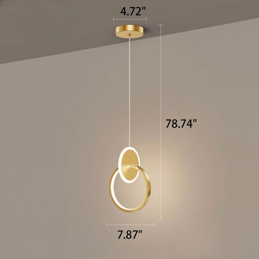 Modern Minimalist All-copper LED 1-Light Pendant Light