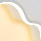 Lumendat Contemporary Simplicity Aluminum Cloud Frame Silicone Strip LED Kids Wall Sconce Lamp For Bedroom Lumendat