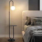 Nordic Minimalist Iron Marble Table LED Standing Floor Lamp Lumendat