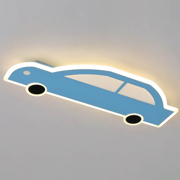 Lumendat Cartoon Creative Car Shape Iron LED Flush Mount Ceiling Light Lumendat