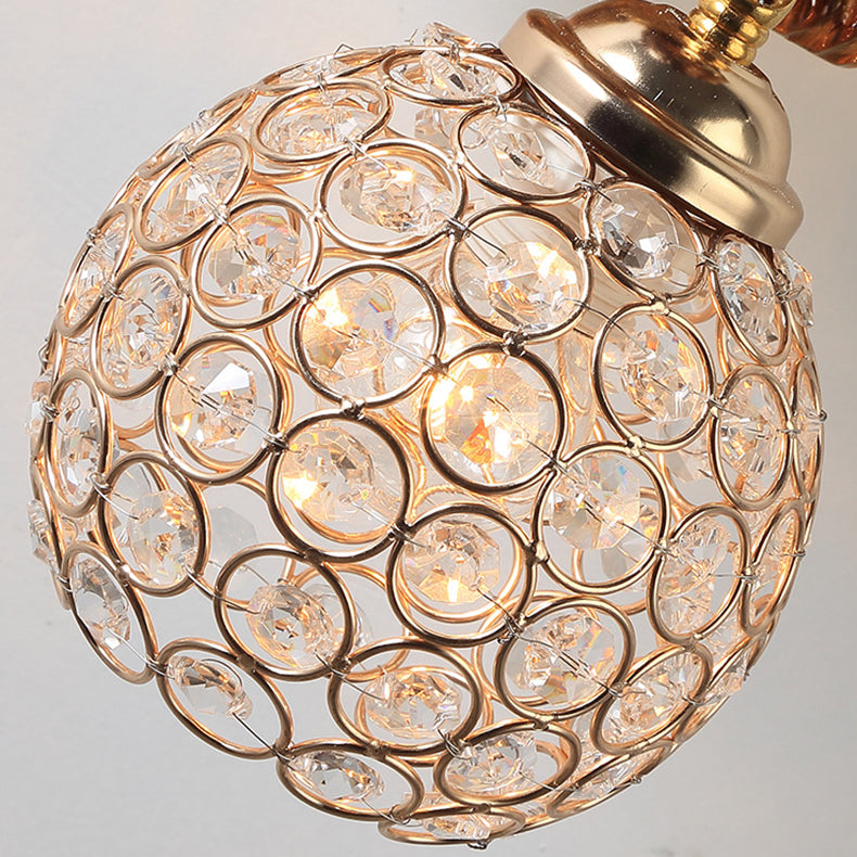 Lumendat Traditional European Kids Squirrel Ball Crystal Resin 1-Light Wall Sconce Lamp For Bedside Lumendat