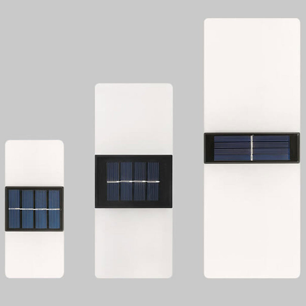 Courtyard Waterproof Acrylic LED Solar Wall Sconce Lamp Outdoor Light Lumendat