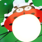 Contemporary Creative Kids Monkey Leaf Acrylic 5-light Flush Mount Ceiling Light for Bedroom