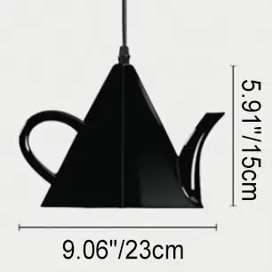Contemporary Creative Teacup Teapot Resin 1-light Pendant Light for Living Room LiteLiv