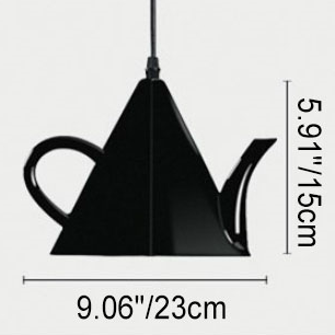 Contemporary Creative Teacup Teapot Resin 1-light Pendant Light for Living Room