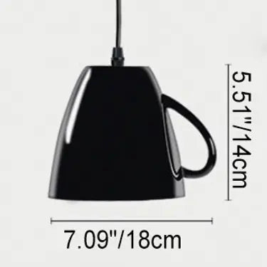 Contemporary Creative Teacup Teapot Resin 1-light Pendant Light for Living Room LiteLiv
