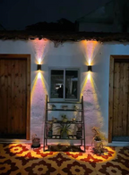 Simple Solar Trapezoid Outdoor Waterproof Up and Down Lights LED Wall Sconce Lamp Lumendat