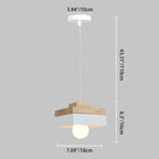 Nordic Round/square 1-light Pendant Light Lumendat