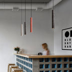 Nordic Colorful Terrazzo Cylindrical Shape LED Pendant Light BulbSquare