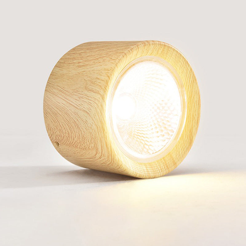 Nordic Cylinder Spotlight LED Flush Mount Ceiling Light BulbSquare