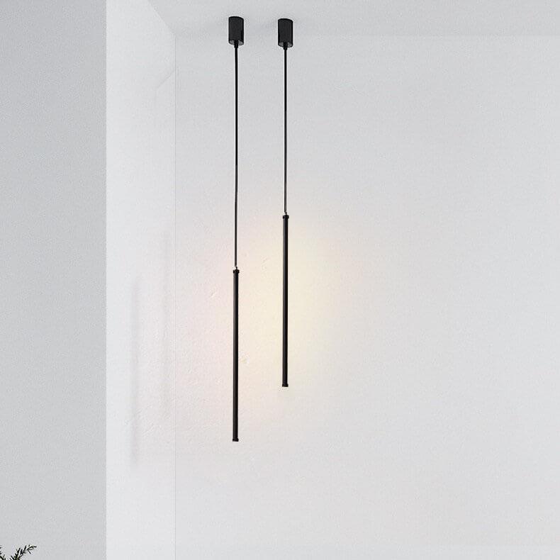 Minimalist Line 1-light Adjustable Long Line LED Pendant Light BulbSquare