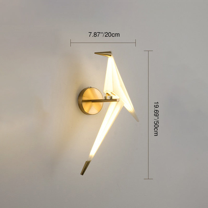 Modern Creative Thousand Paper Cranes LED Wall Sconce Lamp Lumendat
