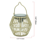Modern Minimalist Solar Waterproof Lantern Oval ABS Hardware LED Outdoor Light For Garden Lumendat