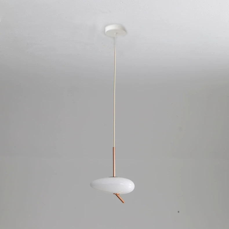 Contemporary Nordic Iron Pebbles LED Pendant Light for Bedroom