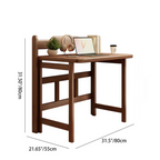 Modern Minimalist Foldable Rectangle Wood Desk For Home Office DFM-F