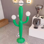 Contemporary Creative Cactus Resin Glass 3-Light Standing Floor Lamp For Living Room Lumendat