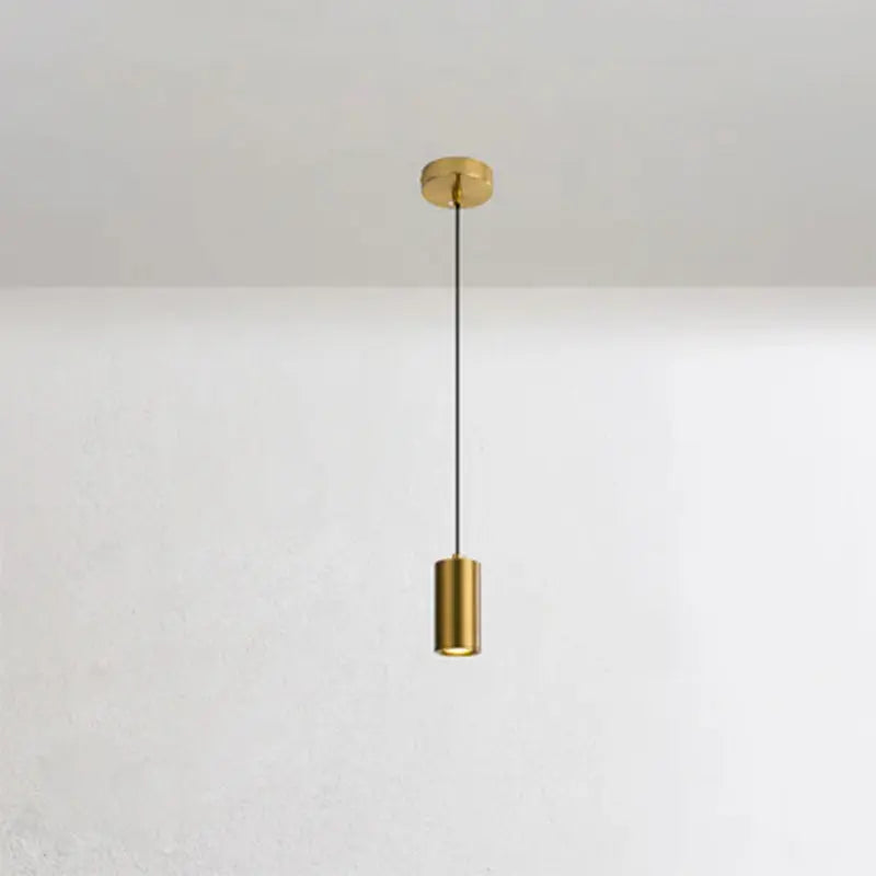 Nordic Minimalist Column Iron Mini 1-light Pendant Light Lumendat
