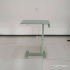 Modern Minimalist Rectangular Medium Density Fiberboard Iron Height-Adjustable Mobile Desk 1-Tier For Home Office DFM-F