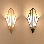 Modern Creative Linen Scalloped Shade 1-Light Wall Sconce Lamps