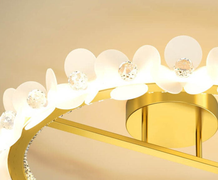 Lumendat Modern Light Luxury Crown Children LED Flush Mount Ceiling Light Lumendat