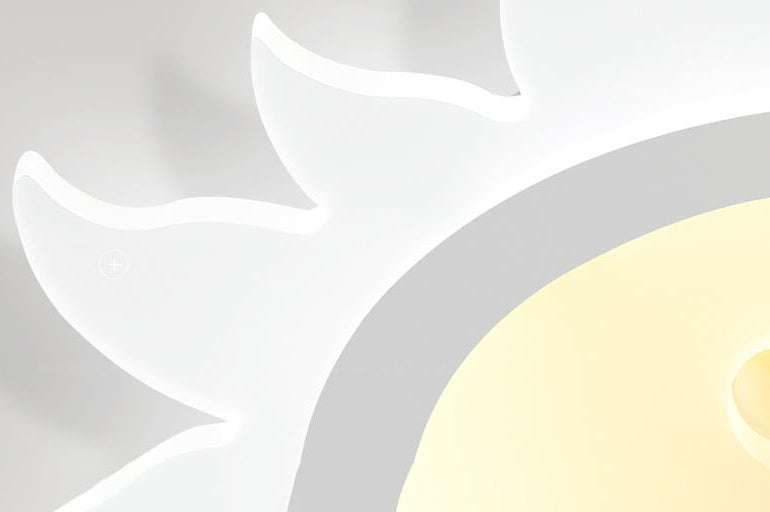 Creative Cartoon Smiley Sun LED Flush Mount Ceiling Light Lumendat