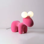 Lumendat Cartoon Creative Pony Plush Resin 2-Light Table Lamp Lumendat