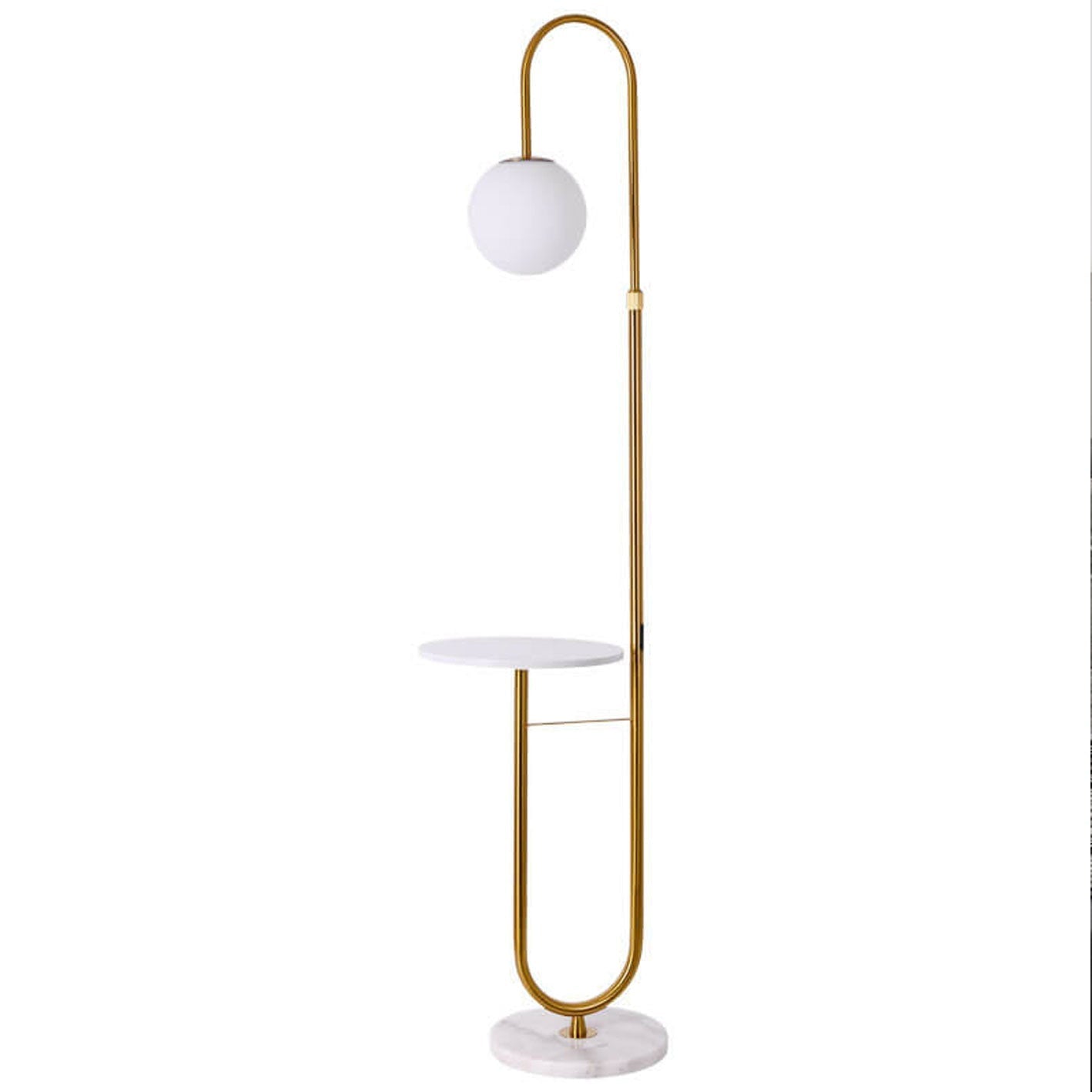 Nordic Minimalist Iron Marble Table LED Standing Floor Lamp Lumendat