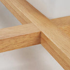 Traditional Japanese Wood Acrylic Square Tatami LED Flush Mount Ceiling Light for Bedroom BulbSquare