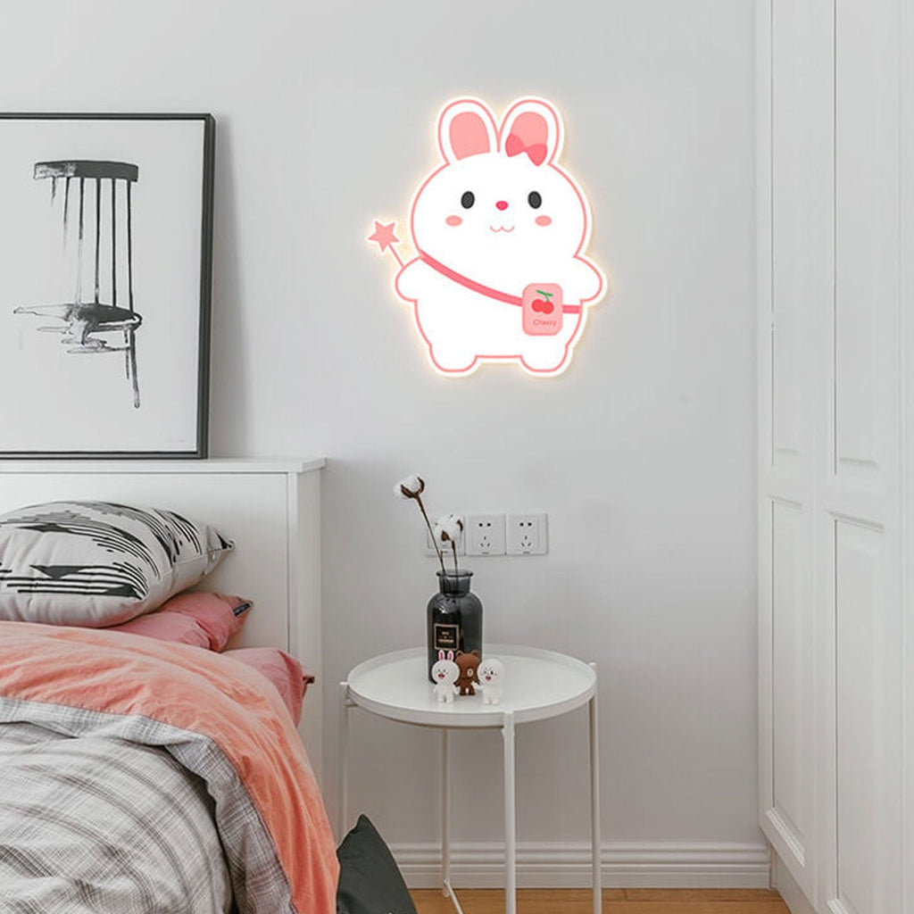 Lumendat Creative Cartoon Rabbit Unicorn Kids LED Wall Sconce Lamp Lumendat