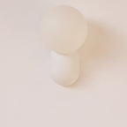 Macaron Cream Style Resin Glass Ball 1-Light Wall Sconce Lamp