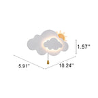 Lumendat Cartoon Creative Clouds Acrylic LED Wall Sconce Lamp Lumendat
