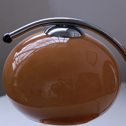 Vintage Glass Dome Solid Wood Base 1-Light Melting Wax Table Lamp Lumendat