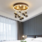 Modern Creative Cartoon Round Bird / Skirt Hanging LED Flush Mount Ceiling Light Lumendat