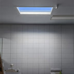 Modern Minimalist Smart Blue Sky Metal LED Flush Mount Ceiling Light for Living Room BulbSquare