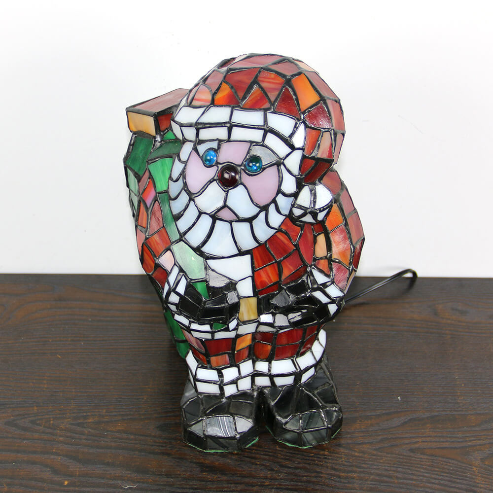 Tiffany Creative Animal Stained Glass 1-Light Decorative Table Lamp Lumendat