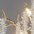 Modern Light Luxury Tree Branch Crystal 3-Light Wall Sconce Lamp Lumendat
