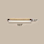 Nordic Minimalist Long LED Flush Mount Ceiling Light BulbSquare