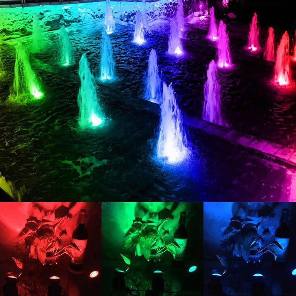 Solar Waterproof RGB Lawn Decoration LED Spotlight Landscape Light Lumendat