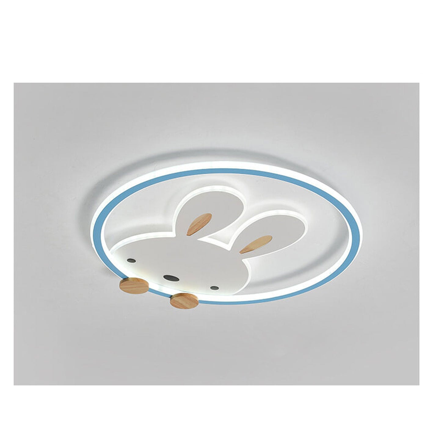 Lumendat Childlike Creative Cartoon Rabbit Design LED Flush Mount Light Lumendat