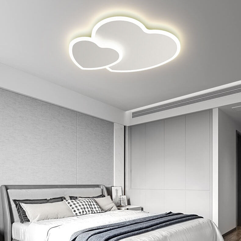 Lumendat Modern Creative Minimalist Wrought Iron Geometric LED Flush Mount Ceiling Light Lumendat