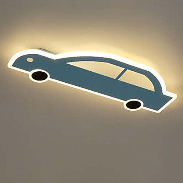 Lumendat Cartoon Creative Car Shape Iron LED Flush Mount Ceiling Light Lumendat