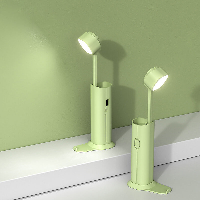 Creative Small Retractable Power Bank Flashlight LED Table Lamp Lumendat