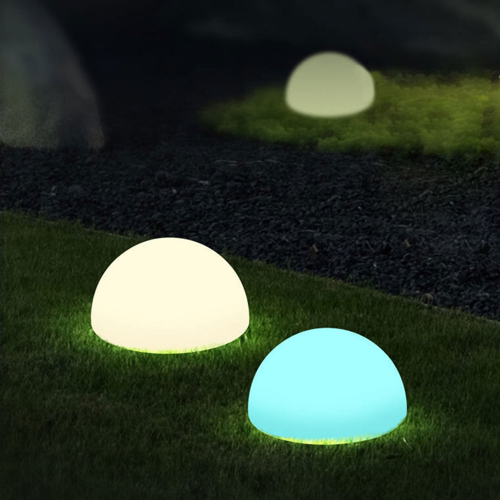 Solar Waterproof PE Spherical LED Outdoor Decorative Lawn Light Lumendat