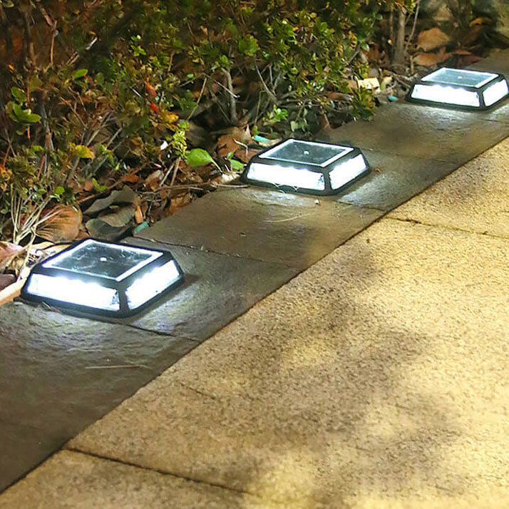 Modern Square Waterproof Solar LED Outdoor Garden Balcony Street Light Lumendat